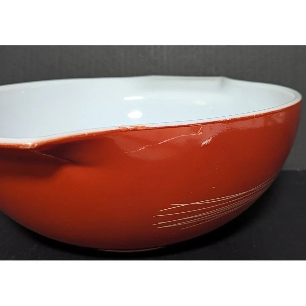 Vintage Pyrex Autumn Harvest Wheat Cinderella Mixing Bowls Set of Four